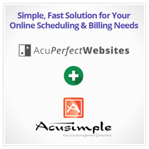 AcuPerfect Website and Acusimple partnership