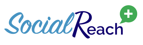 SocialReach+ | Social Media for Acupuncturists | Logo