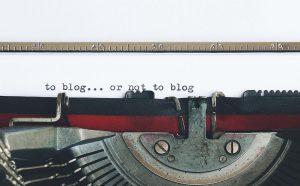 Vintage Typewriter Blog Post