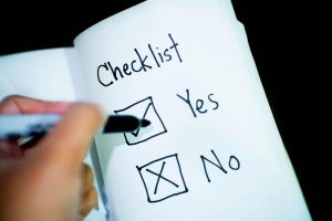 Person Marking Checklist