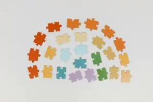 colorful jigsaw puzzle pieces