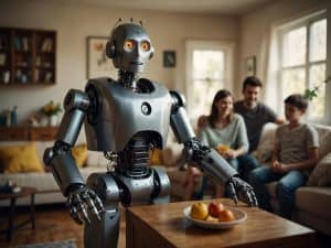 Normal household with robot
