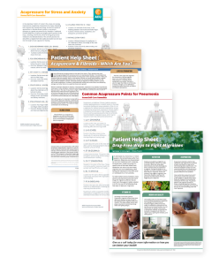 AcuDownloads Patient Helpsheets